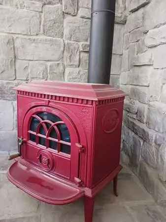 Jotul wood burning stove fireplace