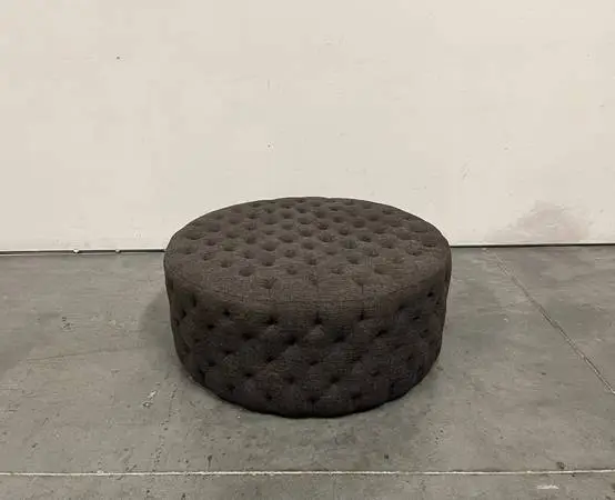CB2, Tufted Round Ottoman