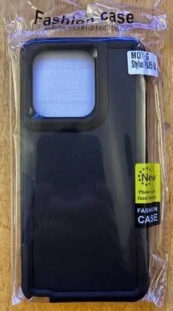 Moto G Stylus 5g (2025) Dual-Layer Hybrid Cover With Tempered Glass
