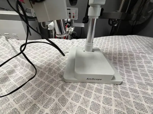 AmScope 7X-45X Trinocular Stereo Boom Zoom Microscope +