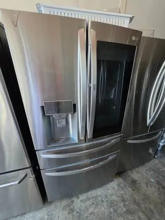 Cract ice lg stainless steel refrigerator