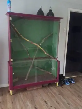 Airborne reptile enclosure