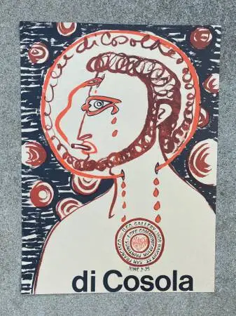 Vintage 1980s San Francisco Art Gallery Poster