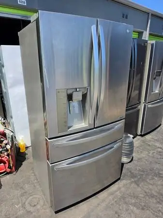 Lg stainless steel counter depth refrigerator smart