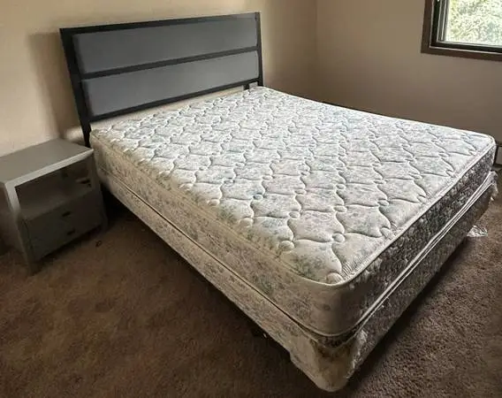 Queen Bed and Nightstand (or best offer)