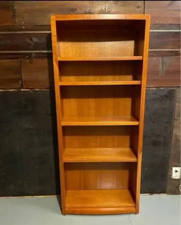 Cherry finish book shelf