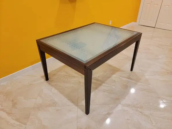LUXURY, CALLIGARIS DINING ROOM LARGE, EXTENDABLE TABLE , MINT