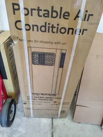 New in Box: portable air conditioner