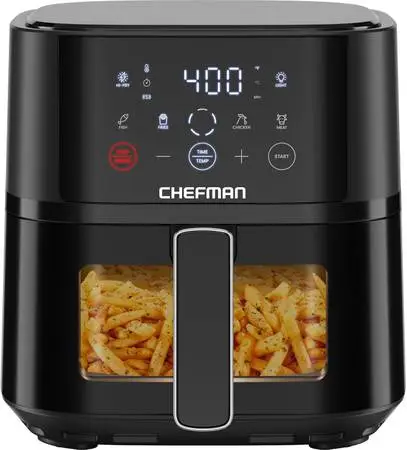 Chefman TurboFry Touch 4-Qt Easy-View Air Fryer