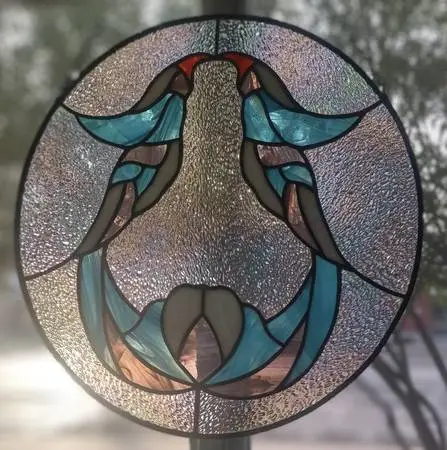 16 Inch Round Stained Glass 🥂🍷