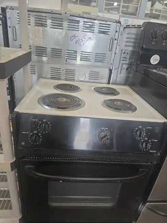 Black miniature stove