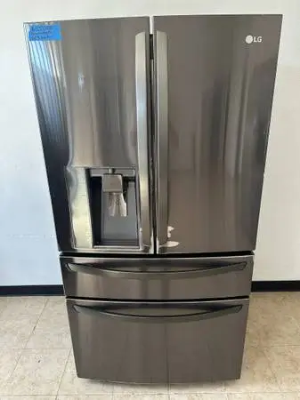 LG Counterdepth Black Stainless French Door Refrigerator W Ice & Water 713-376-0