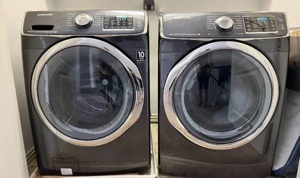 Washer and dryer