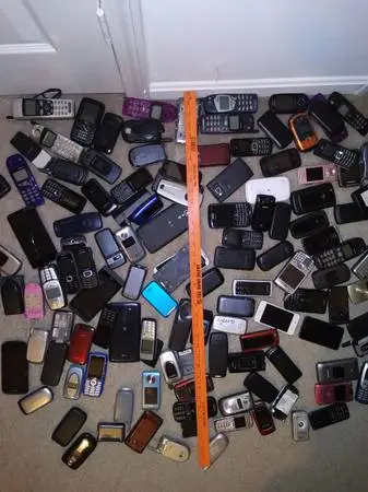 Misc. Vintage Cell Phone Lot  25 LBS