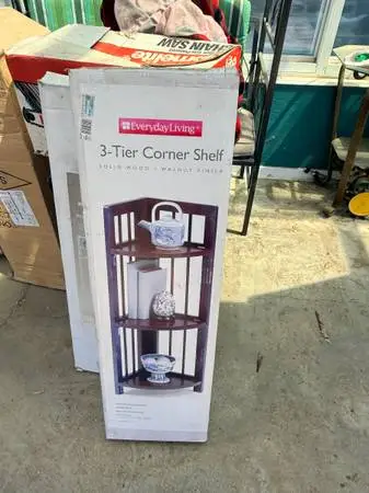3 Tier Corner Shelf NEW