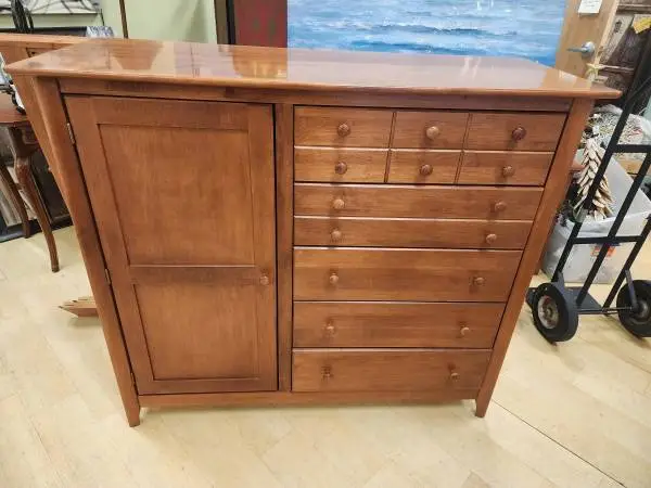 Nadeau Cherry Gentleman Chest-55W x 20D x 44H-NOW