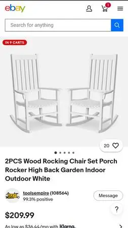 Rocking Chairs (2) brand new still sealed in box