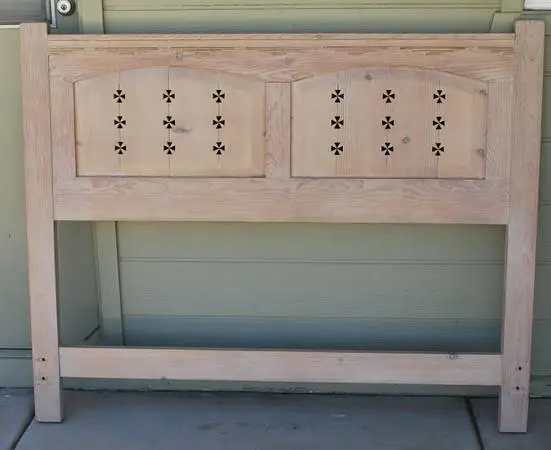 Light Oak Southwest Queen Headboard