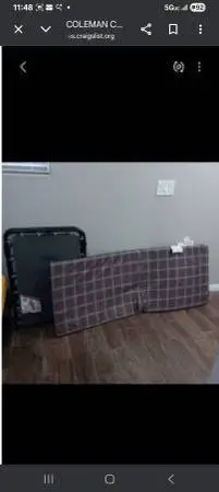 COLEMAN COT BED FOR ADULTS