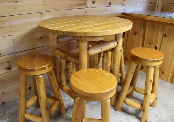 table and stools