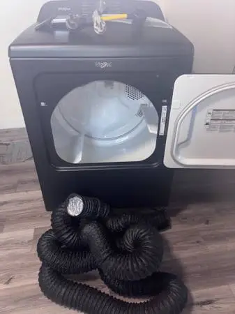 Whirlpool large capacity electric dryer (black)……pick up only must go