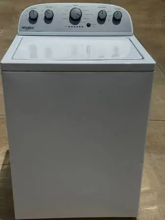 Silver panel Whirlpool washer top loader  large load capacity