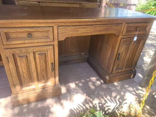 Wooden desk