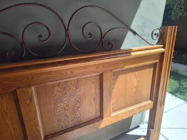 Oak King Headboard