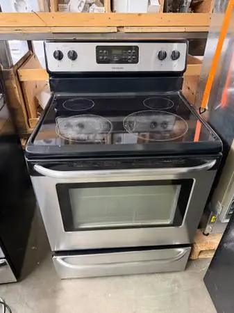 Frigidaire Stainless Steel Range with glass top