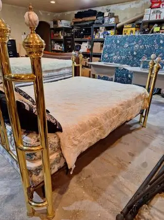 Brass Queen bed