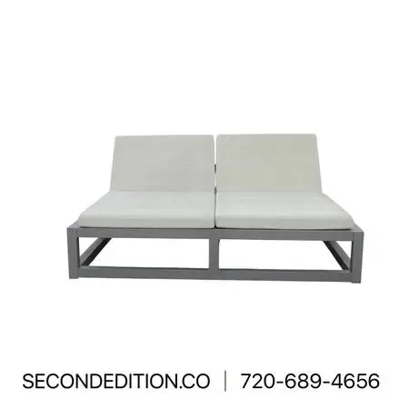JANUS et Cie Outdoor Double Chaise Lounge (Was 5048)