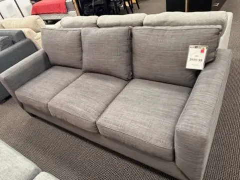 DARK GRAY DECKER SOFA FOR SALE