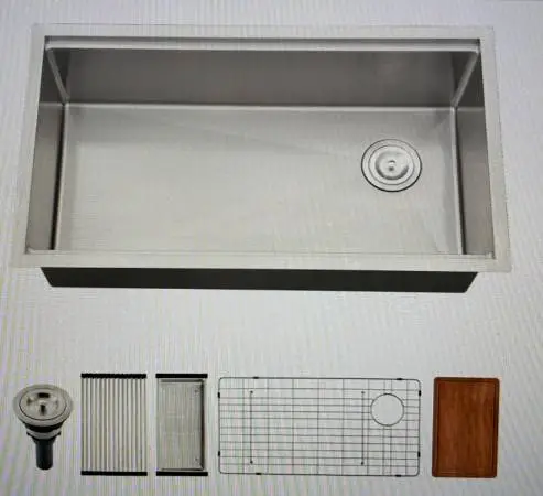 Undermount Stainless Steel Kitchen sink set brand new in box