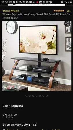 Modern Glass TV stand
