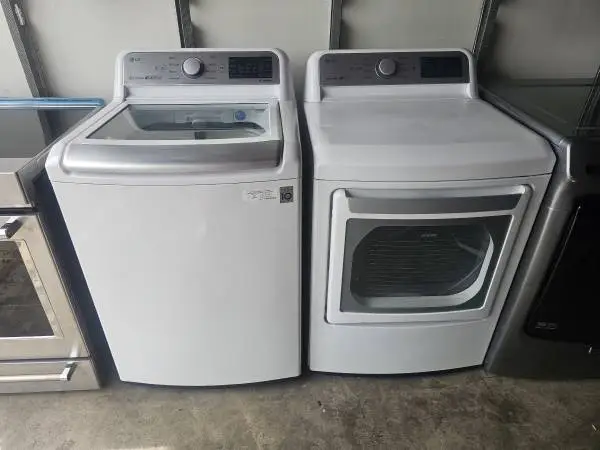Washer And Dryer Topload Set by Lg