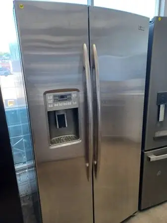 GE Stainless Steel Side By Side Refrigerator