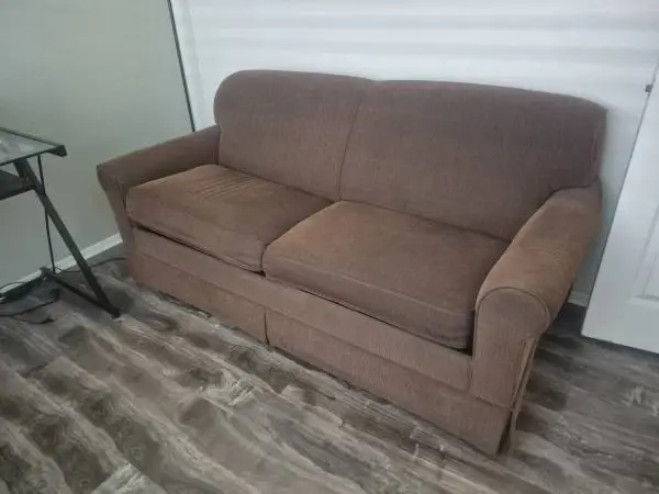 BROWN SOFA BED
