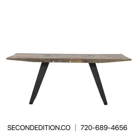 Crate & Barrel Phoenix Rustic Work Table (Was 1700)