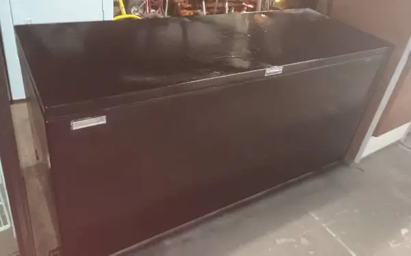 Very Large Black Frigidaire Chest Freezer