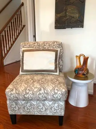 CUSTOM DOWN FILLED SLIPPER SIDE CHAIR