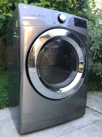 LG Stainless Steel Smart Electric Dryer