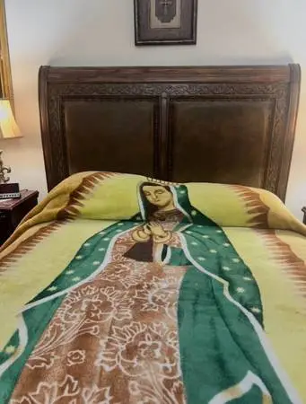 Solid wood bed and dresser *no mattress*