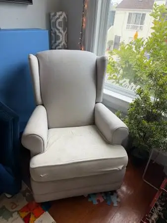 Pottery Barn Swivel Glider Recliner Chair
