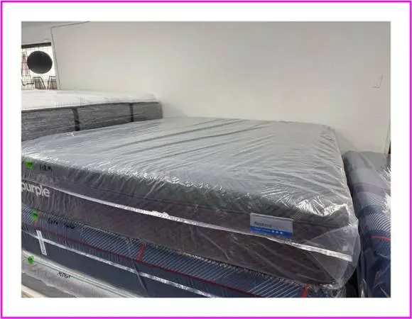 CALIFORNIA KING SIZE PURPLE RESTORE PREMIER MATTRESS & BOXES BED SET