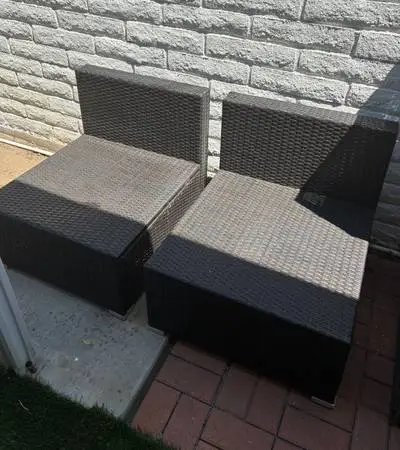 2 piece Rattan Patio set.