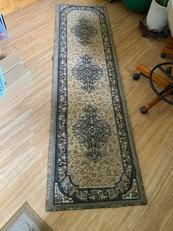 Oriental style runner rug