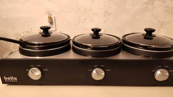 Triple Slow Cooker, 3 X 1.5QT