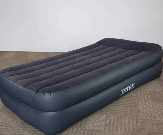 Intex Twin Air Mattress w/ Built-In Electric Pump – Used Twice