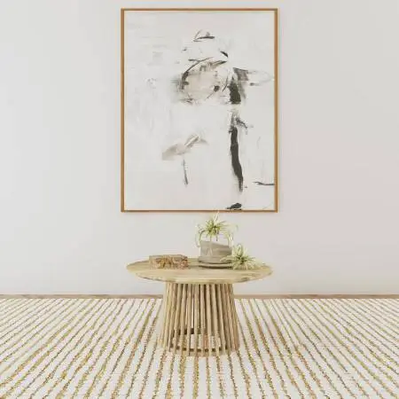 Beautiful Round Coffee Table in Solid Mango Wood!