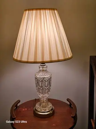 Vintage Crystal Lamp